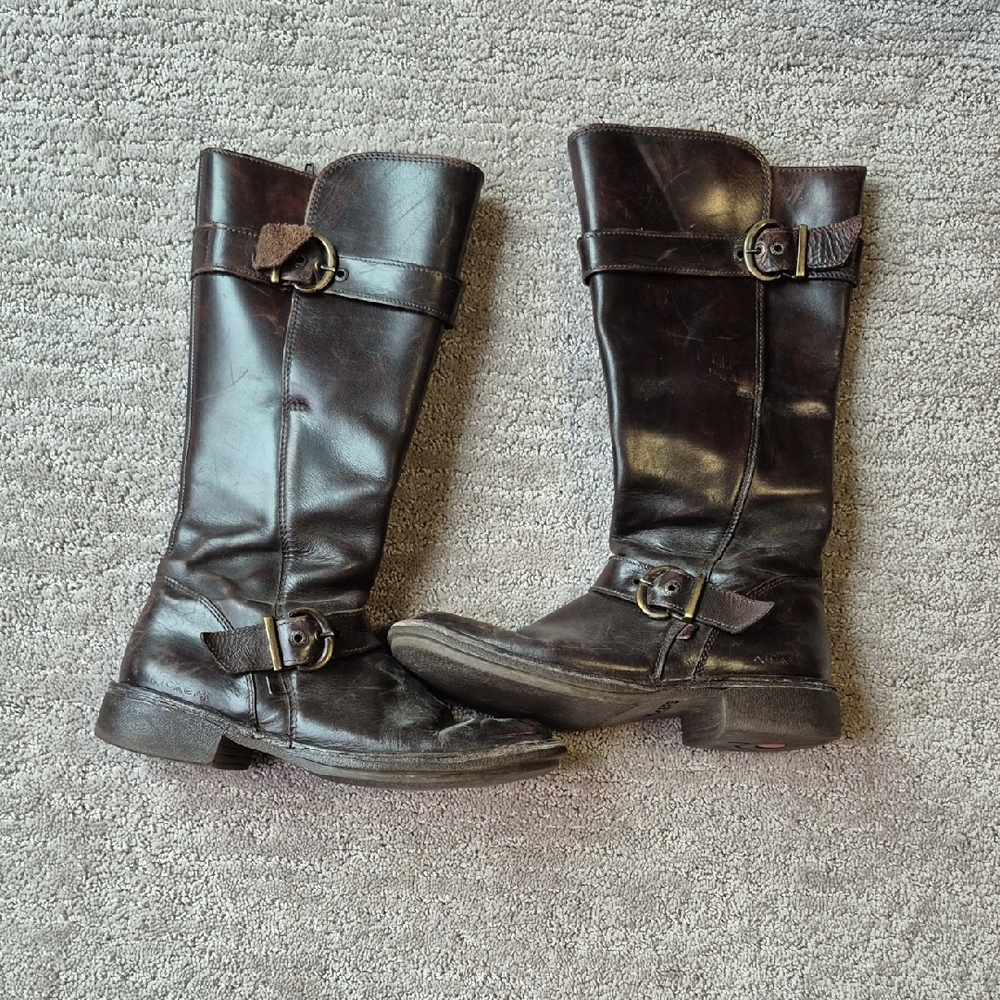 Kickers Women's Brown Leather Shorts Size 7